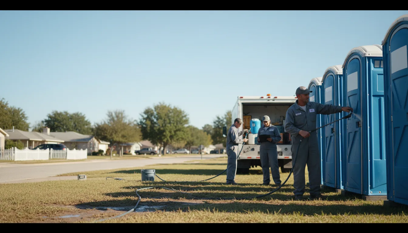 Long-Term Portable Toilet Rental in Little Hocking, OH near me